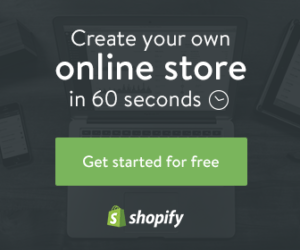 Your own online store in 60 seconds